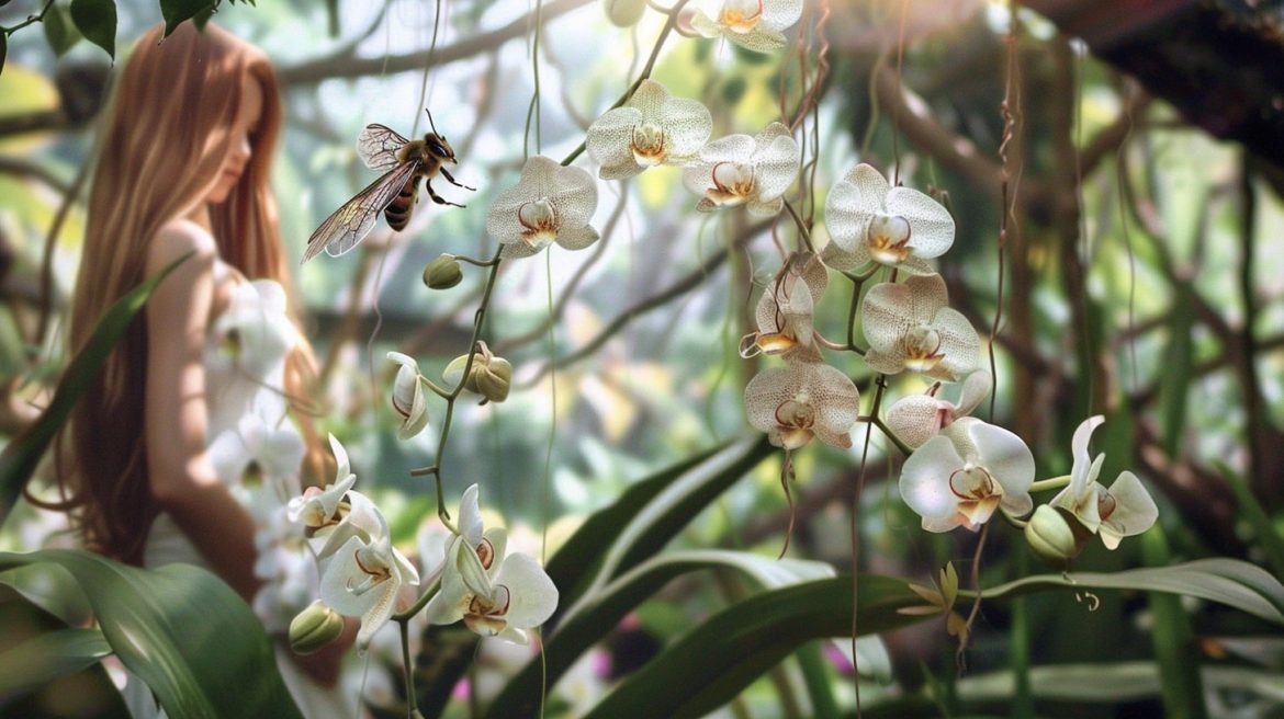 胡蝶蘭の蜜を求めて：ハチとチョウの不思議な関係